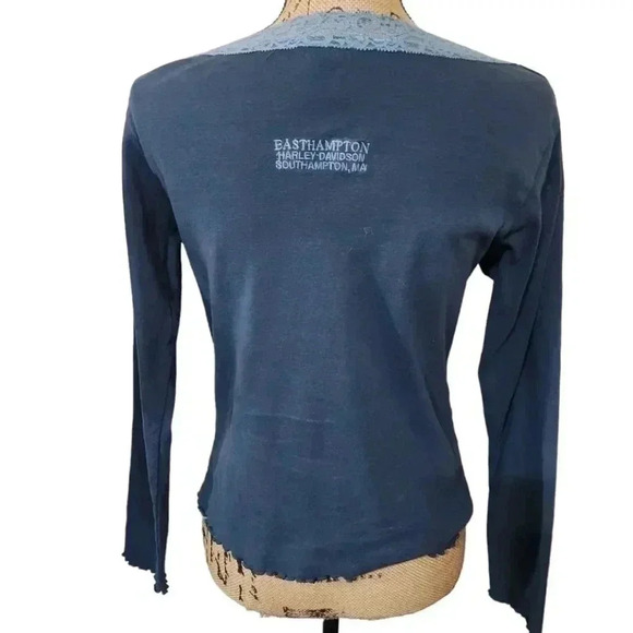HARLEY Davidson womens long sleeve tee. Size Medium - Picture 4 of 6